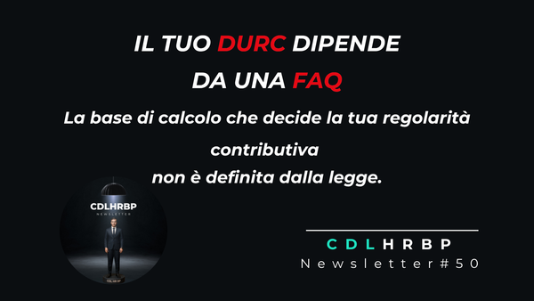 Il tuo DURC dipende da una FAQ